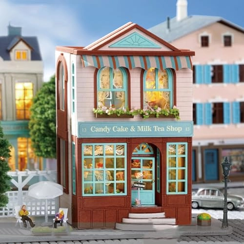 Miniature Wooden Dollhouse Furniture Kit - Creative Room 1:24