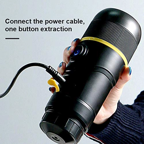 Portable Electric Coffee Machine - Rechargeable One-button 30s Extraction