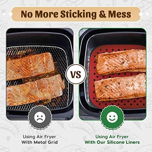 Silicone Air Fryer Liners - Silicone 3 piece(s)
