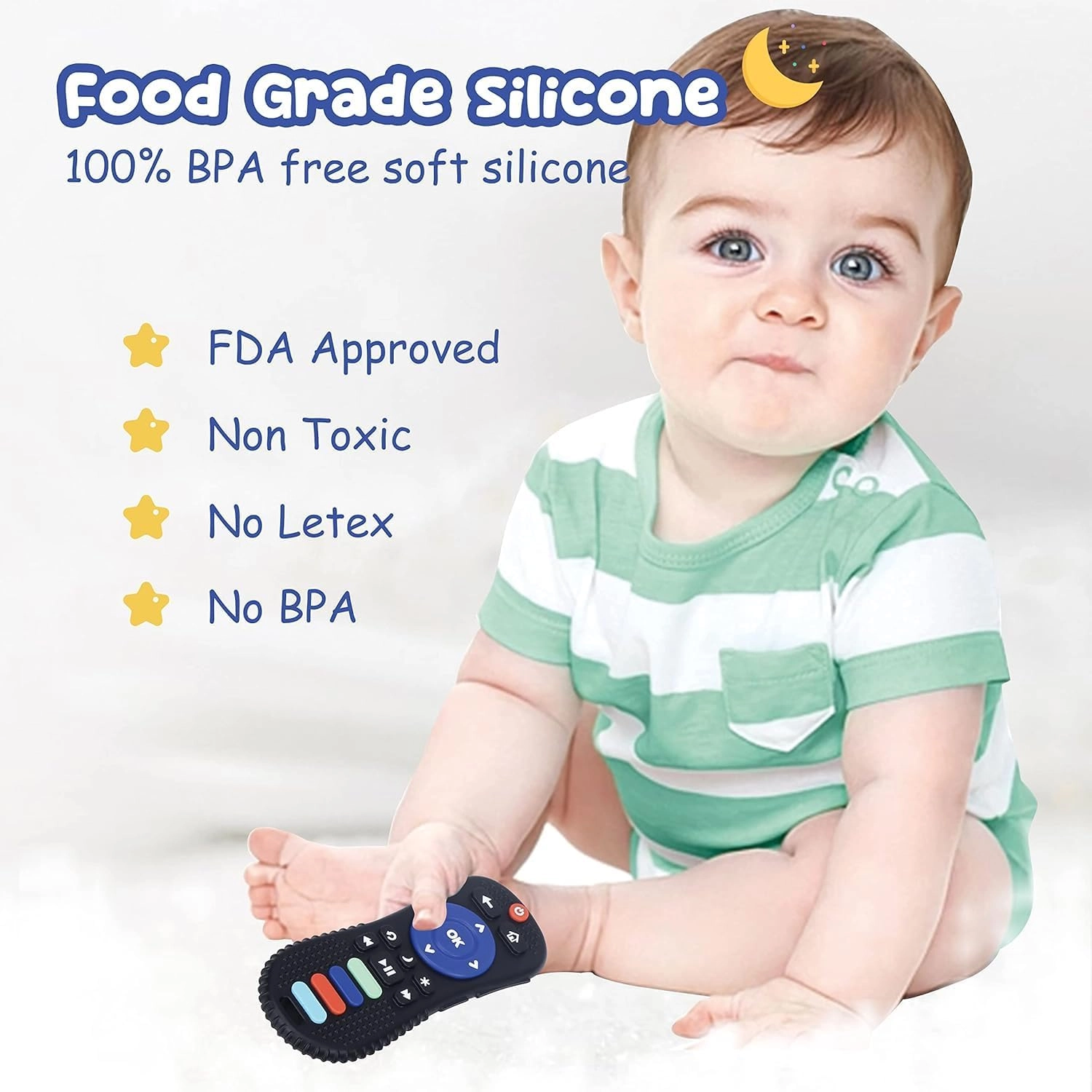 Silicone Remote Teether
