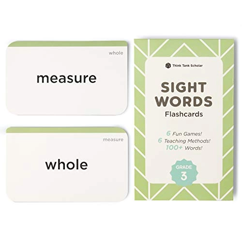 3rd Grade Sight Words Flash Cards - 12 months - 3 years 100 pieces