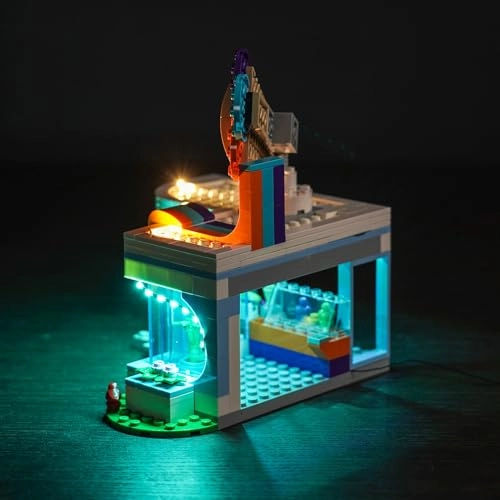 LED Lighting Kit - Compatible with Lego City Ice-Cream Shop 60363 Lights Only