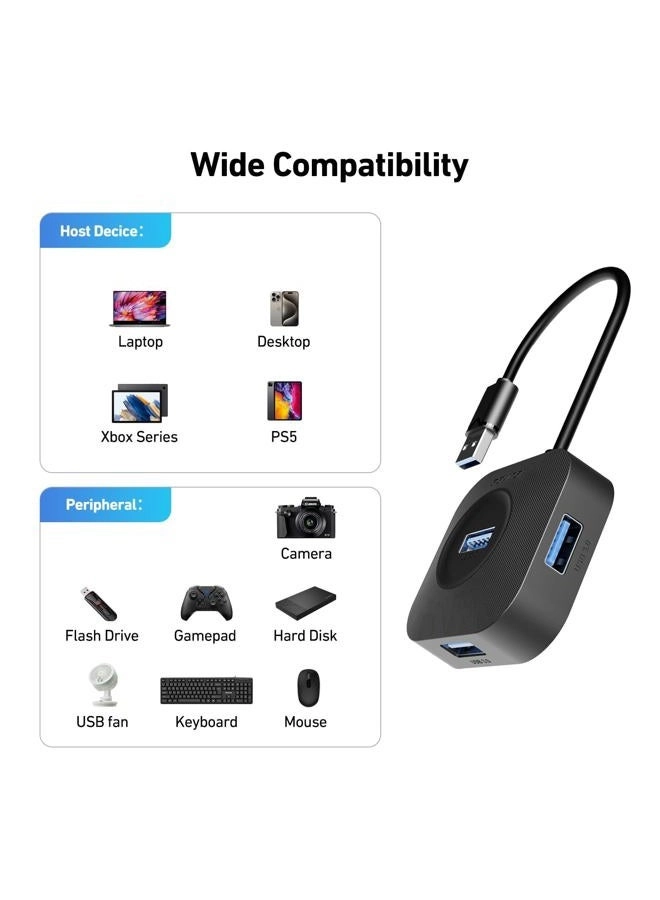 USB 3.0 Hub - 4 Ports USB A Ultra Compact