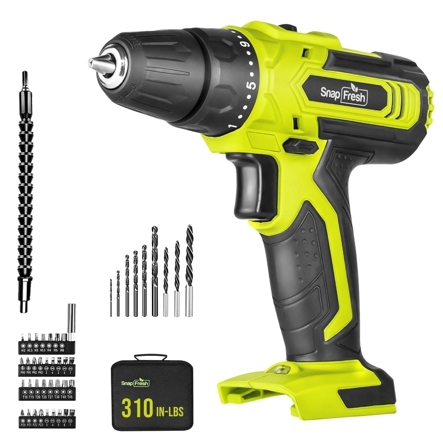 NINGBO WINBAY TECHNOLOGY CO.,LTD. Cordless Drill - 20V 21+1 Torque Setting 43pcs