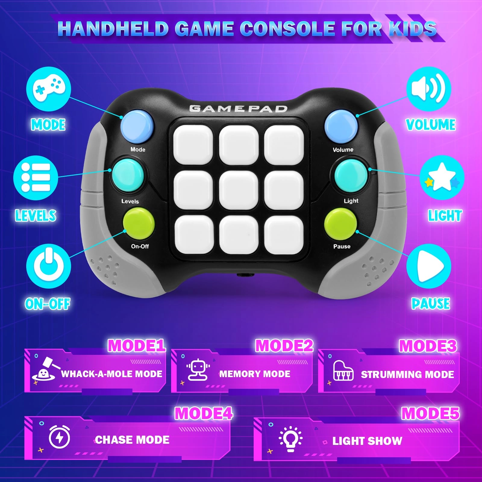 Handheld Game Console - 4-10 years