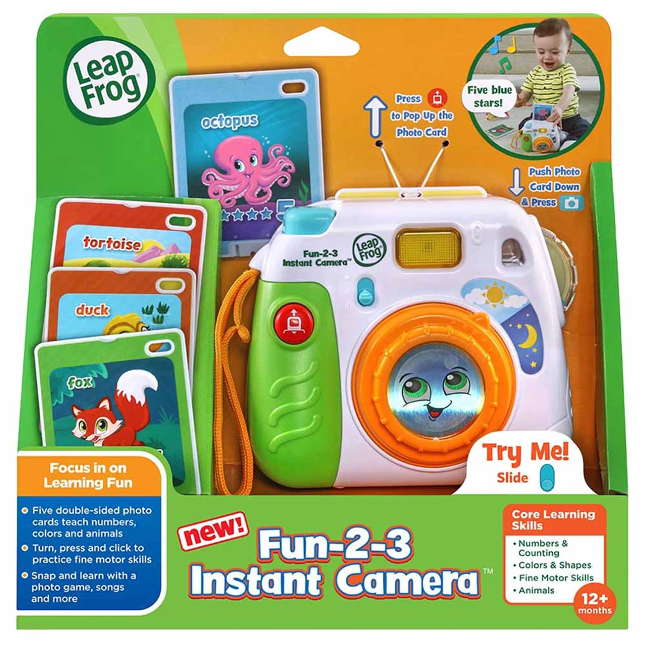 Fun 2-3 Instant Camera - Five double-sided photo cards