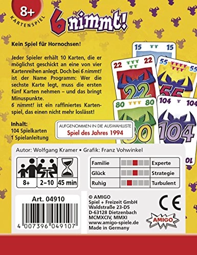 6 Takes! - Card Game (German)