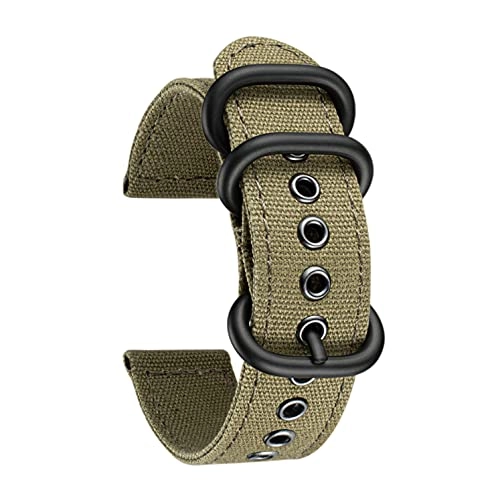 Watch Bands - 20mm 22mm Cotton Canvas