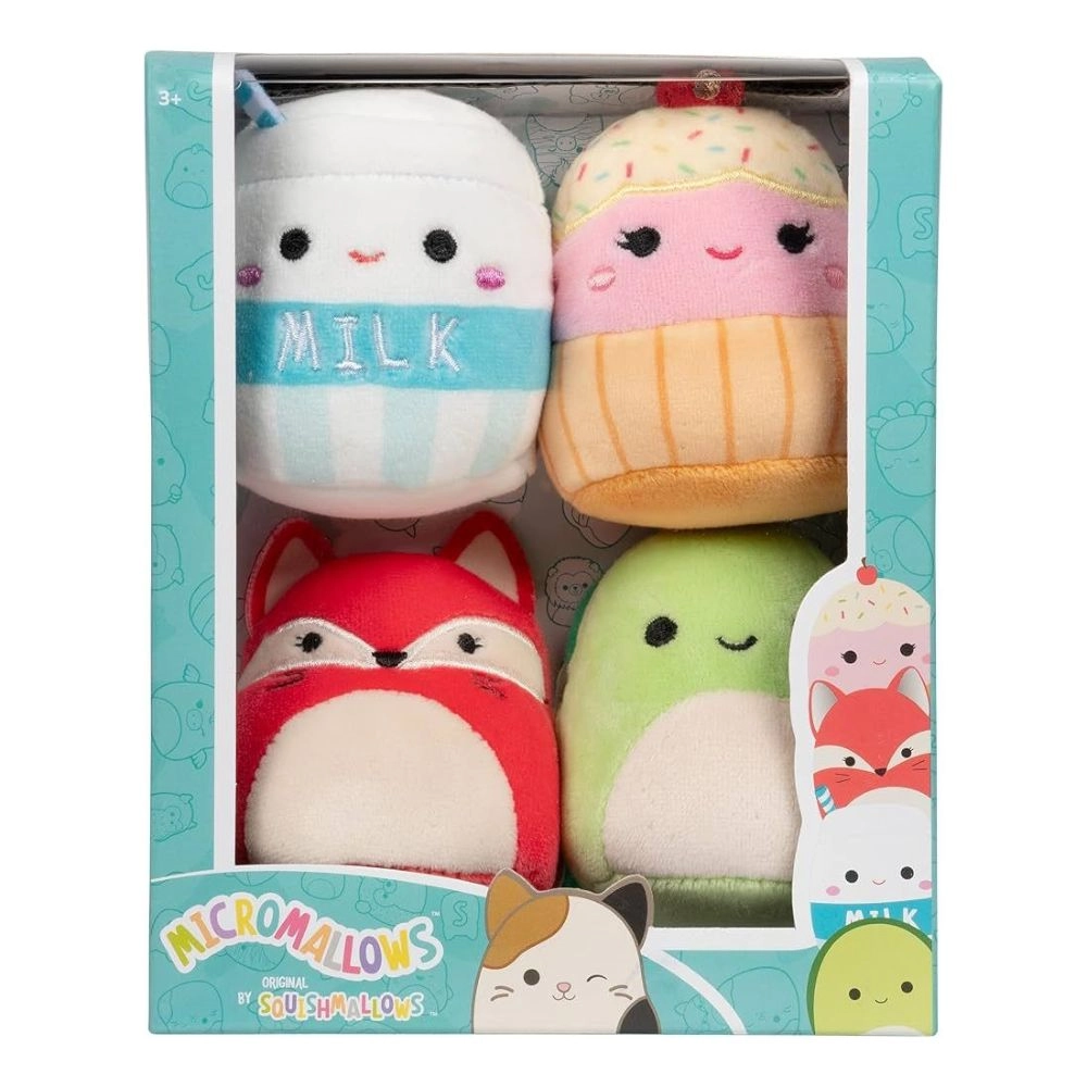 Squishmallows Melly + Clara + Fifi + Henry