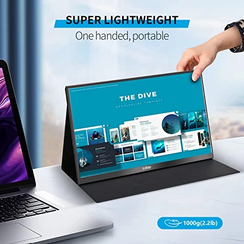 QLED Portable Monitor - 1080P 15.6”