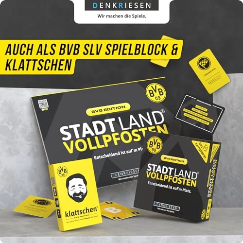 Stadt Land Vollpfosten: BVB Edition - Card Game (German)