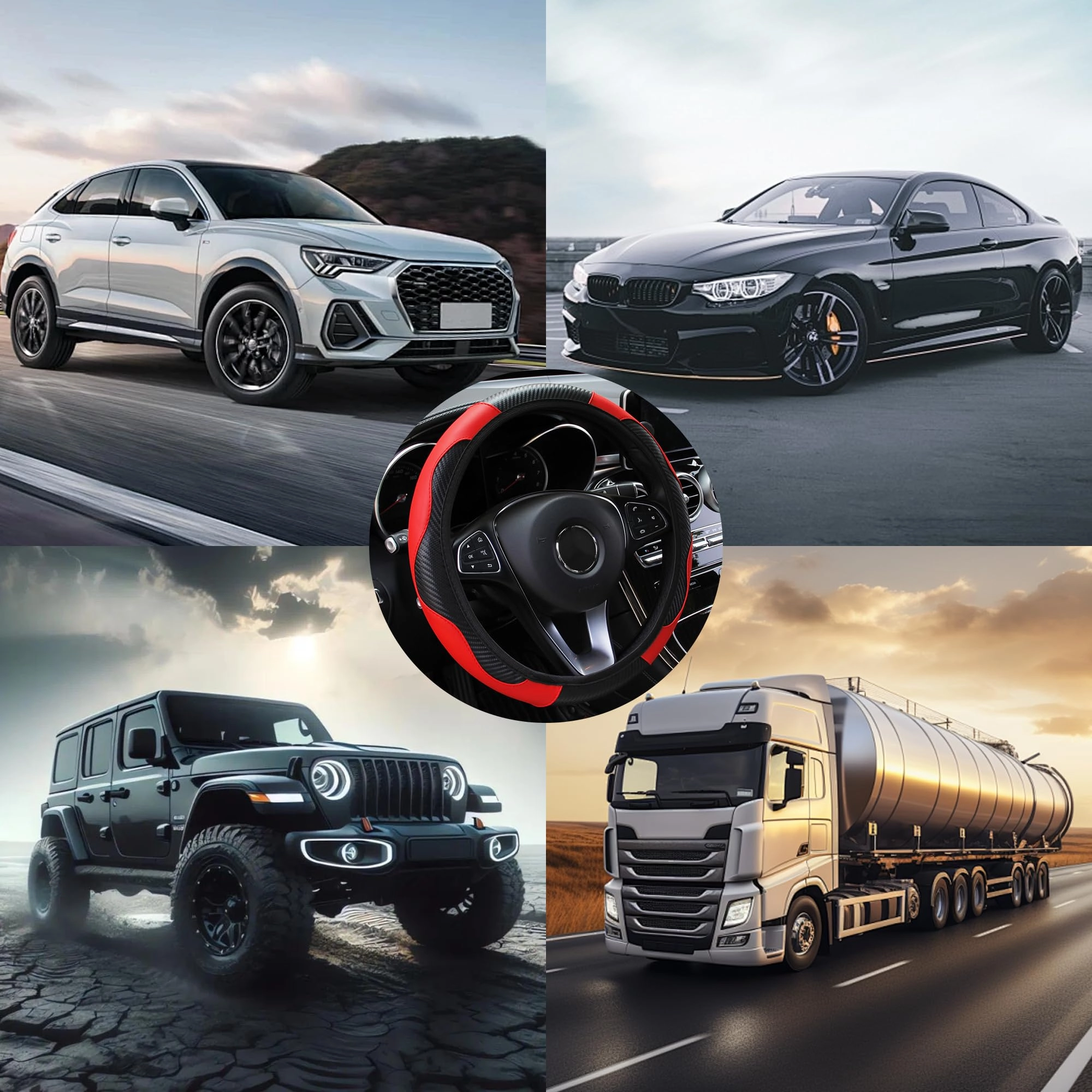 Car Steering Wheel Cover