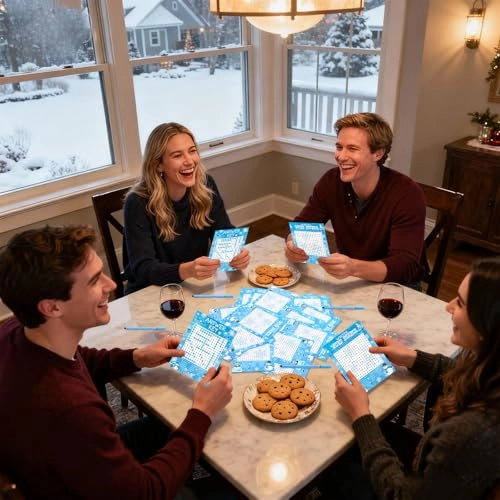 Christmas Word Search Game Card Set - English 12 years and up 41 Pcs