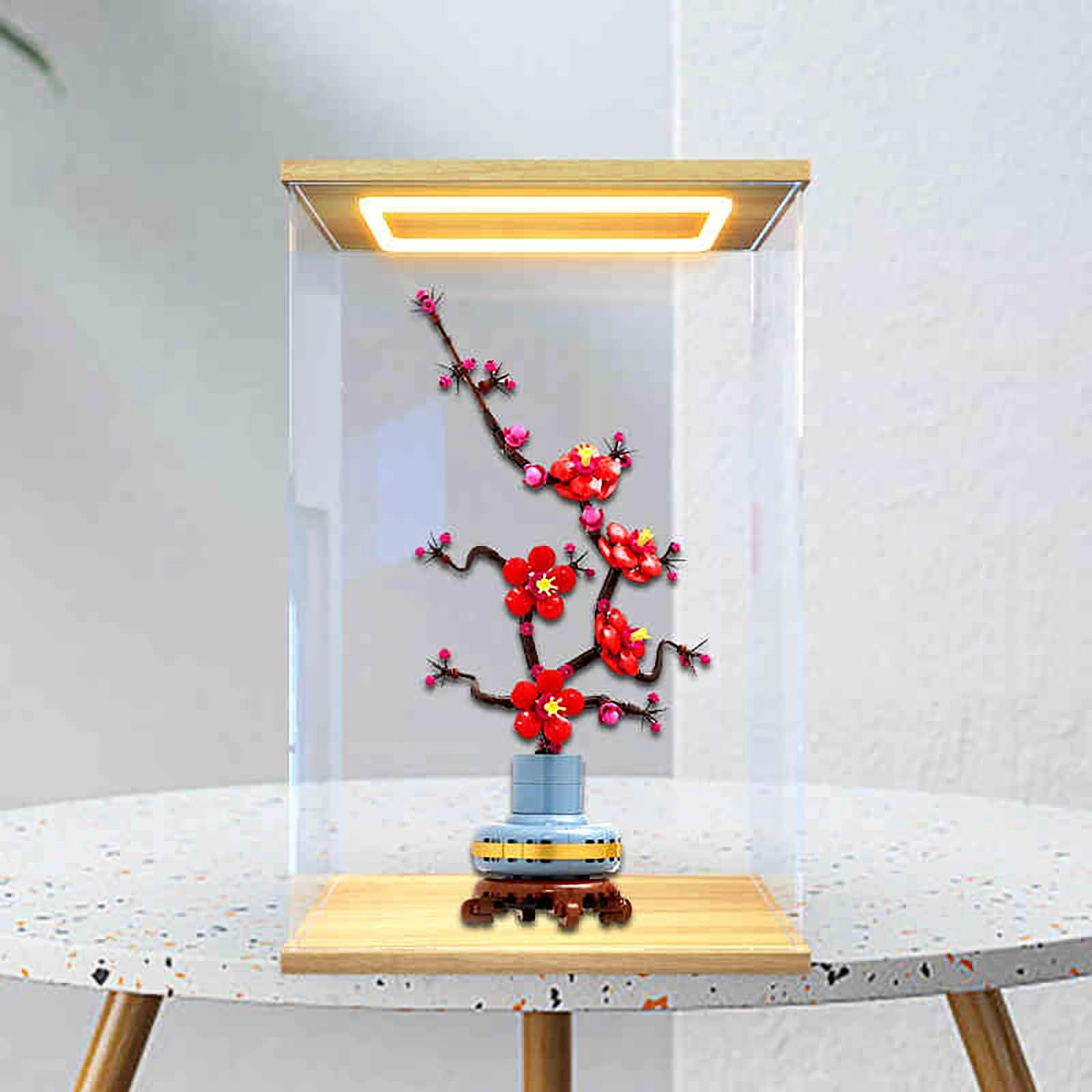 Display Box - 10369 20 x 15 x 40 cm Elegant White Backlight Model