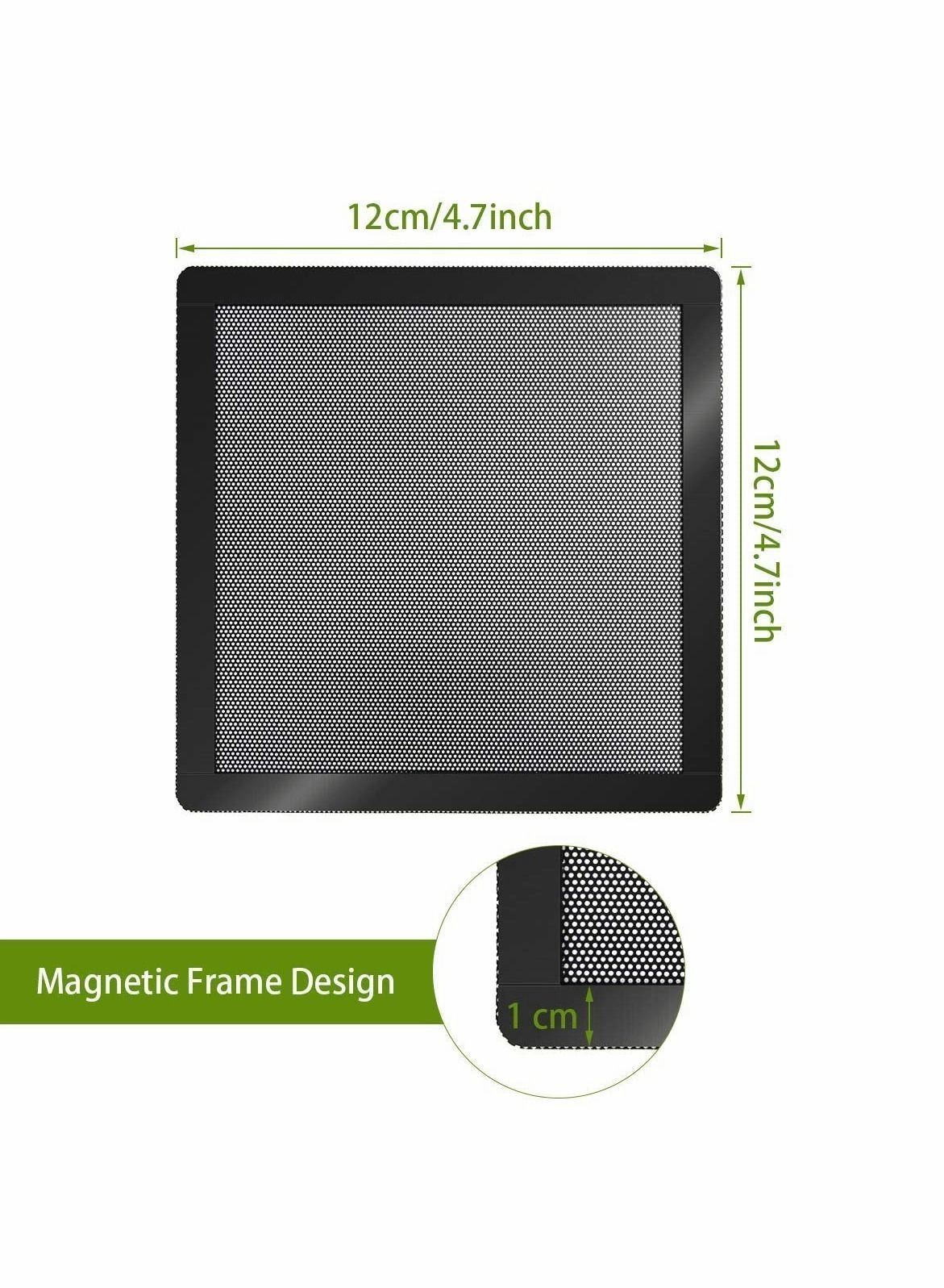 Computer Cooler Fan Dust Filter - 5-pack 120 * 120mm