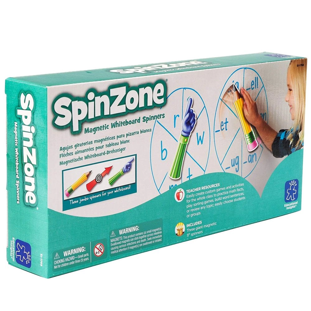 SpinZone - Suitable for 4 years & above 3 pieces