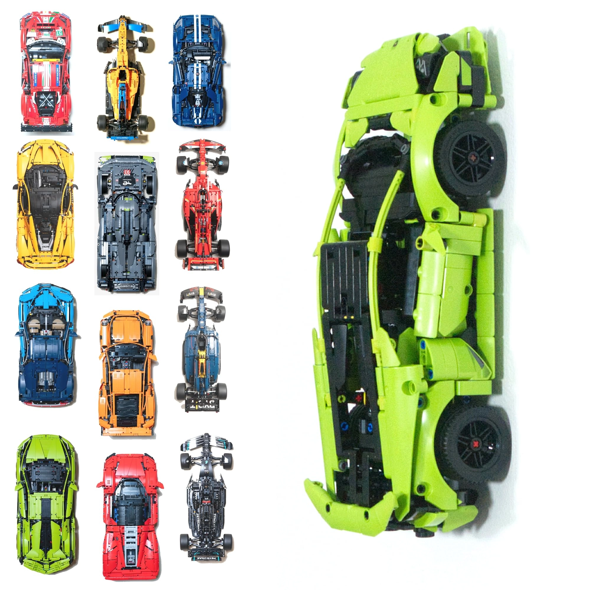 TOMWOODCREATION Wall Mount Compatible for Lego - Made in France Plastic