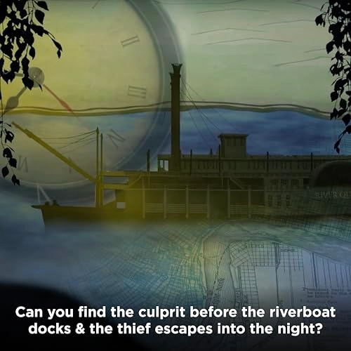 EXIT: Theft on The Mississippi - Escape Room Game Card-Based