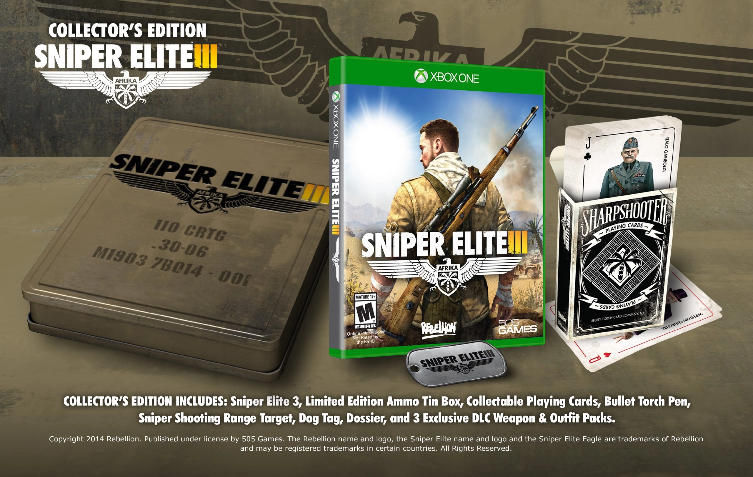 505 Games Sniper Elite III Collector's Edition - Xbox One