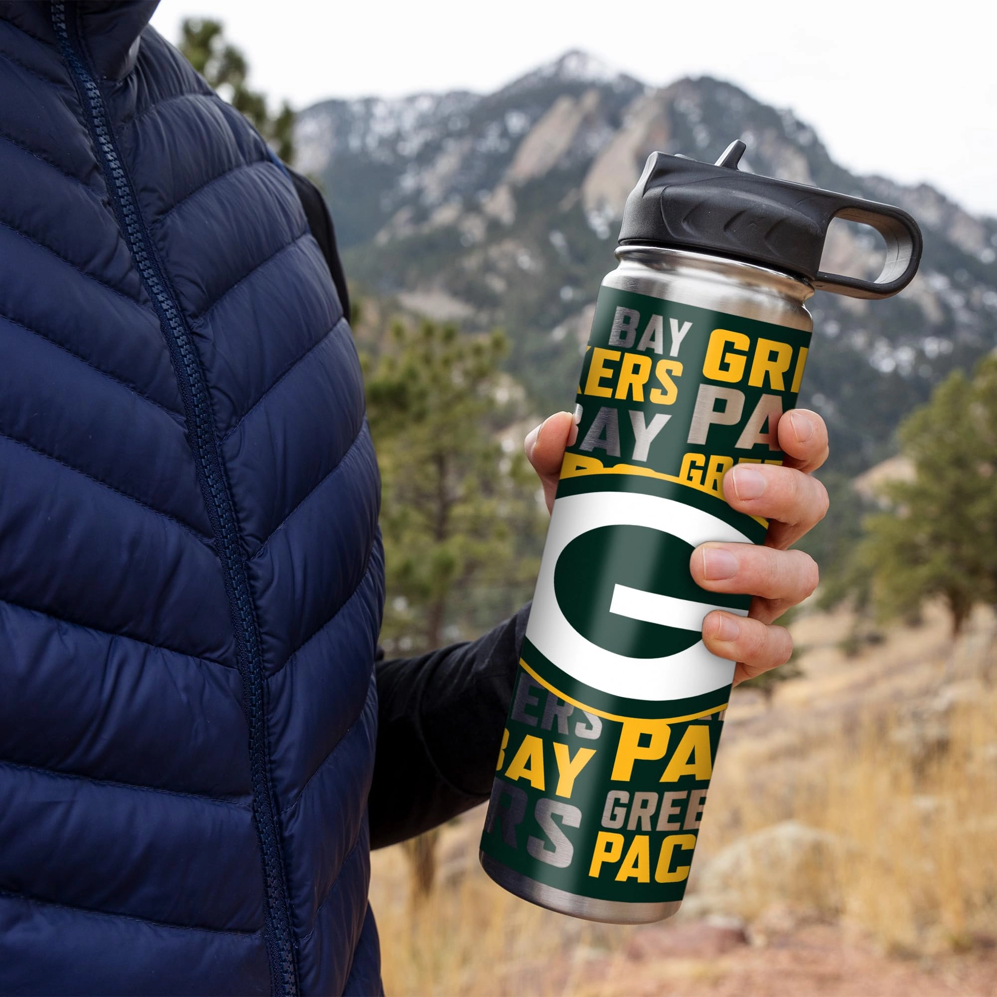 Stainless Steel NFL Football Tumbler - 650ml