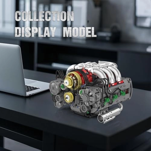 Flat Engine Building Set - V8 2375 pcs for ages 14+