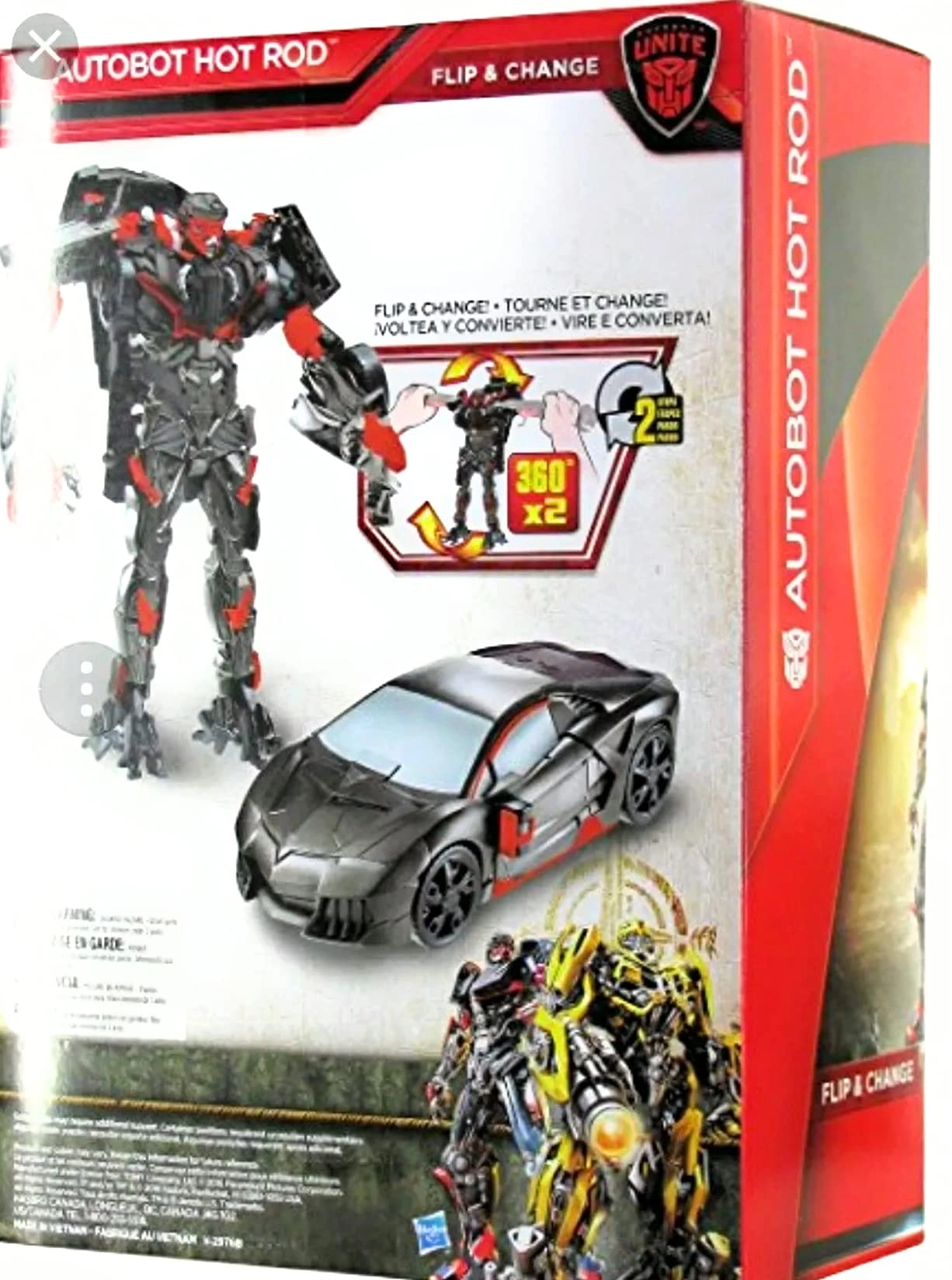 Transformers - 2 quick steps Autobot Hot Rod