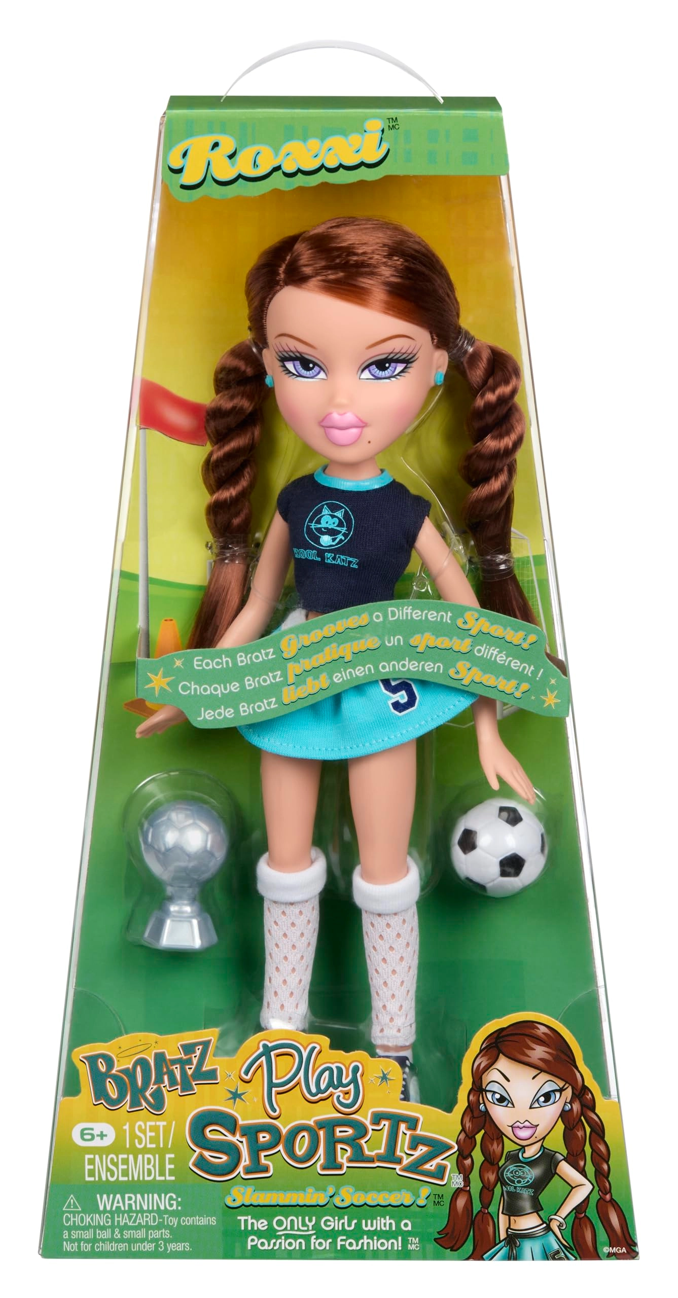 MGA Entertainment Roxxi Fashion Doll - 11.5 inches Soccer Ages 3+