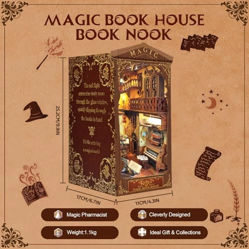Book Nook Kit - Magic Book House