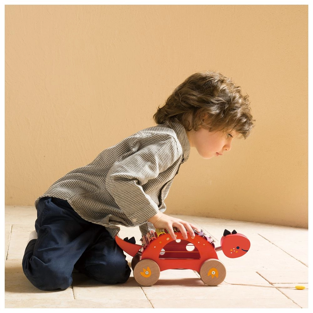 Dinosaur Xylophone And Pull Toy - 18 months and above