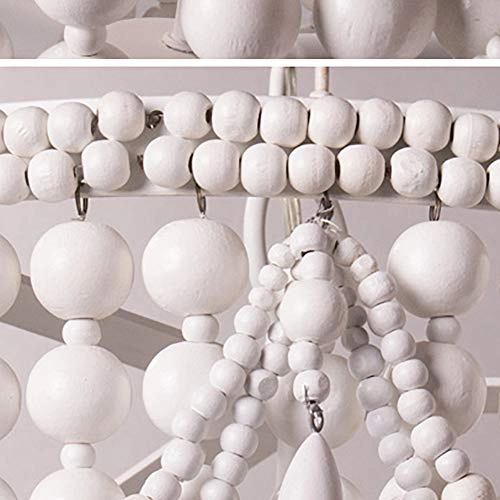 Wood Beads Chandelier