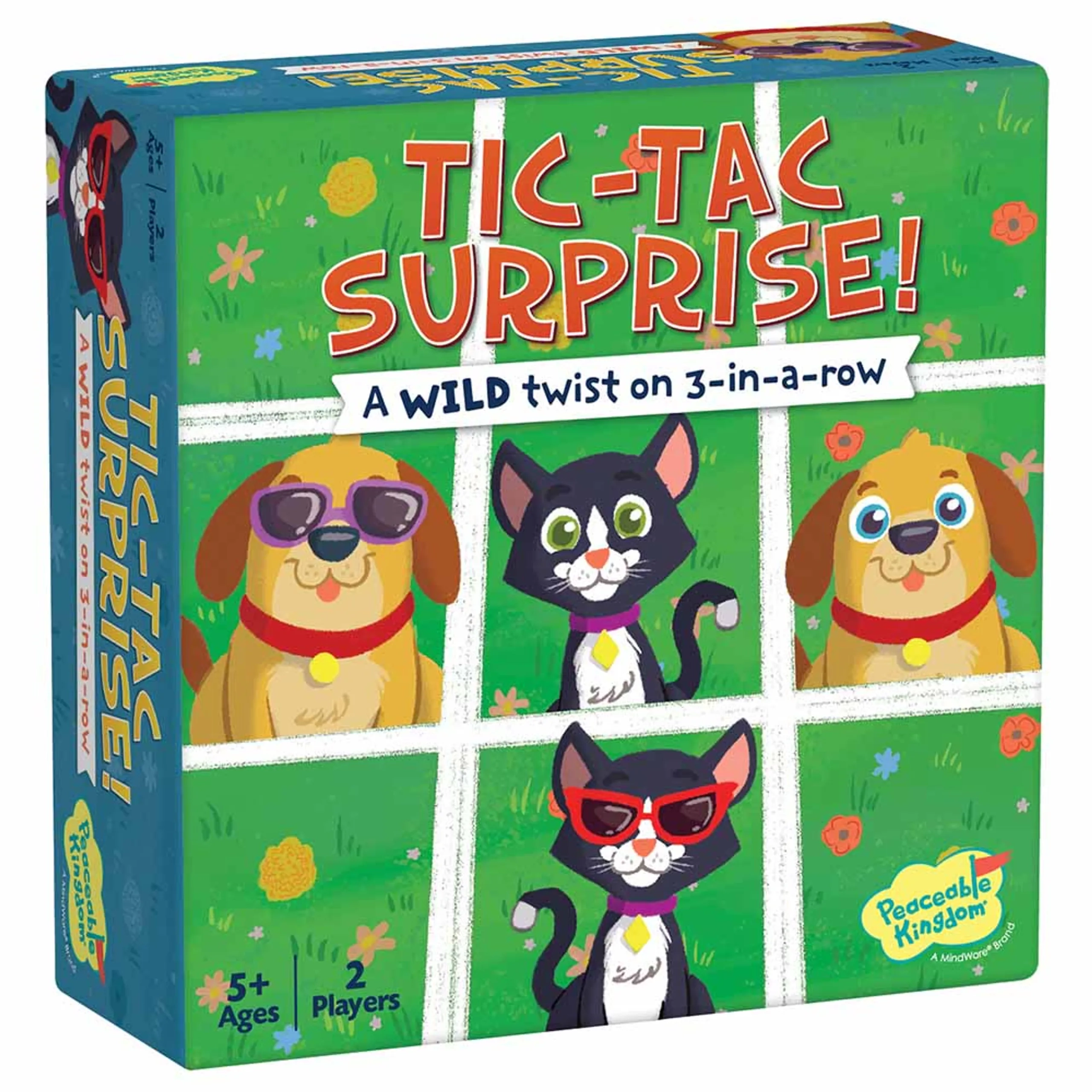 Peaceable Kingdom Tic-Tac Surprise!: Cats & Dogs
