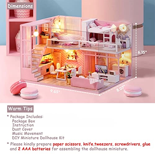 DIY Miniature Dollhouse Kit - Warm Moment 1:24
