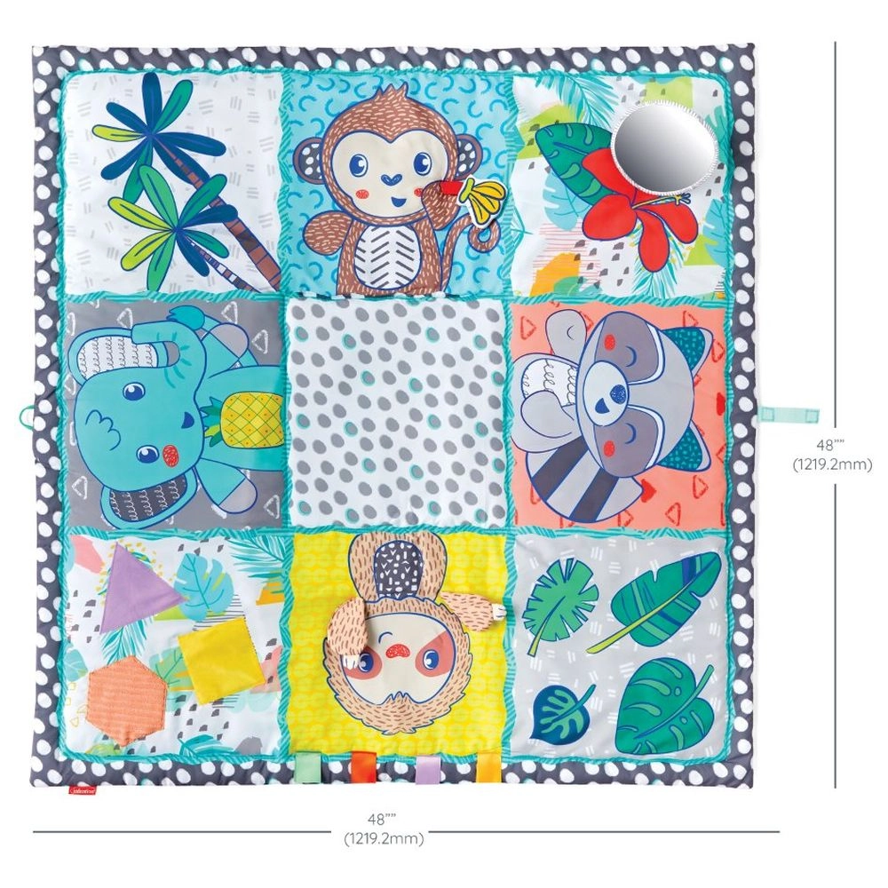 Giant Sensory Discovery Mat - Suitable for 0 to 12 mo