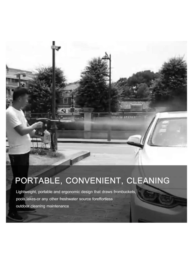 Cordless Portable Washer - 48V 200W 30Bar
