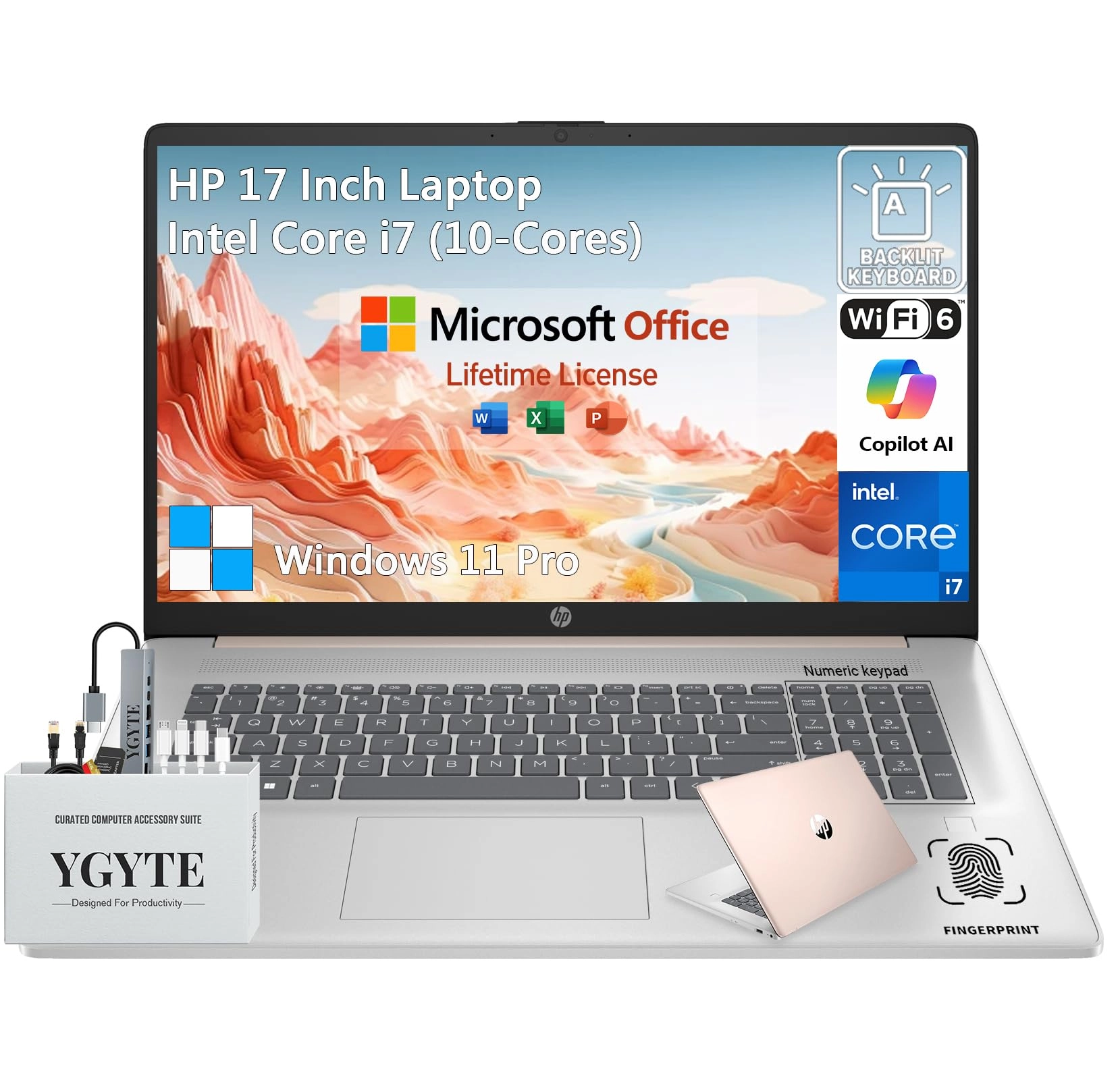 17 Laptop - 17.3'' Core i7-1355U 64GB DDR4 2 TB SSD