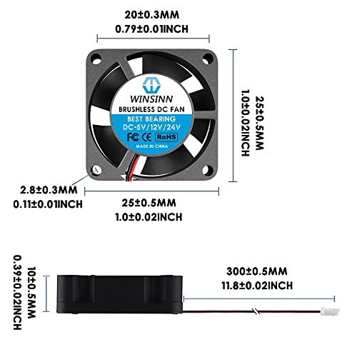 Fan - 2Pcs 25mm