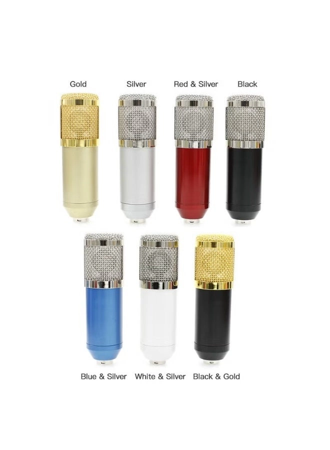 Live Sound Card + Condenser Microphone Wireless Microphone