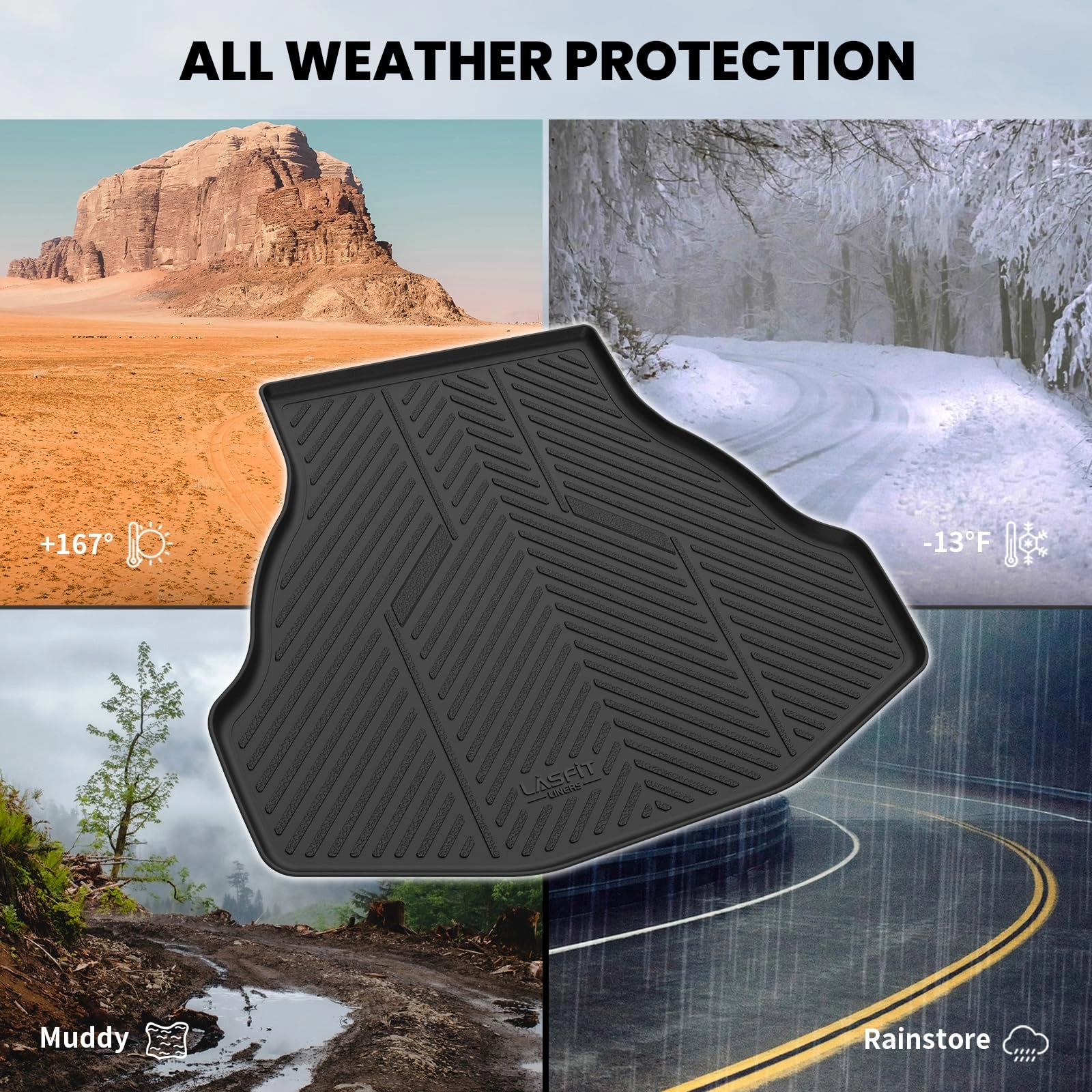 Trunk Mat - Honda Accord 2017 2016 2015 2014 2013