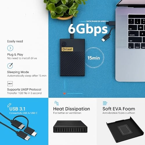 DRIXEL - 7200 RPM 500 GB 2.5 Inches HDD