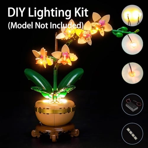Lighting Kit for LEGO The Miniature Orchid 10343