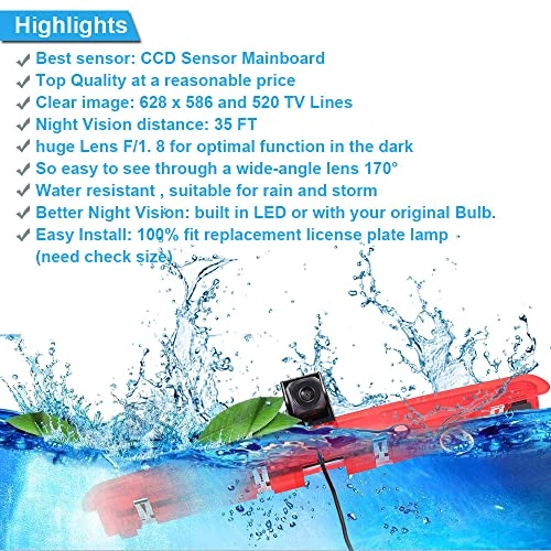 Reversing Camera - Night vision 628 x 586 pixels