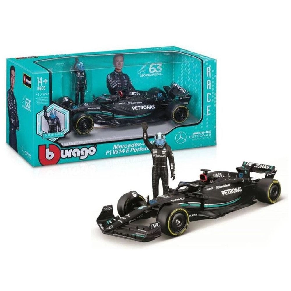 Formula 1 - Mercedes-Amg Petronas Team W14 E Performance with Figure - 1:24