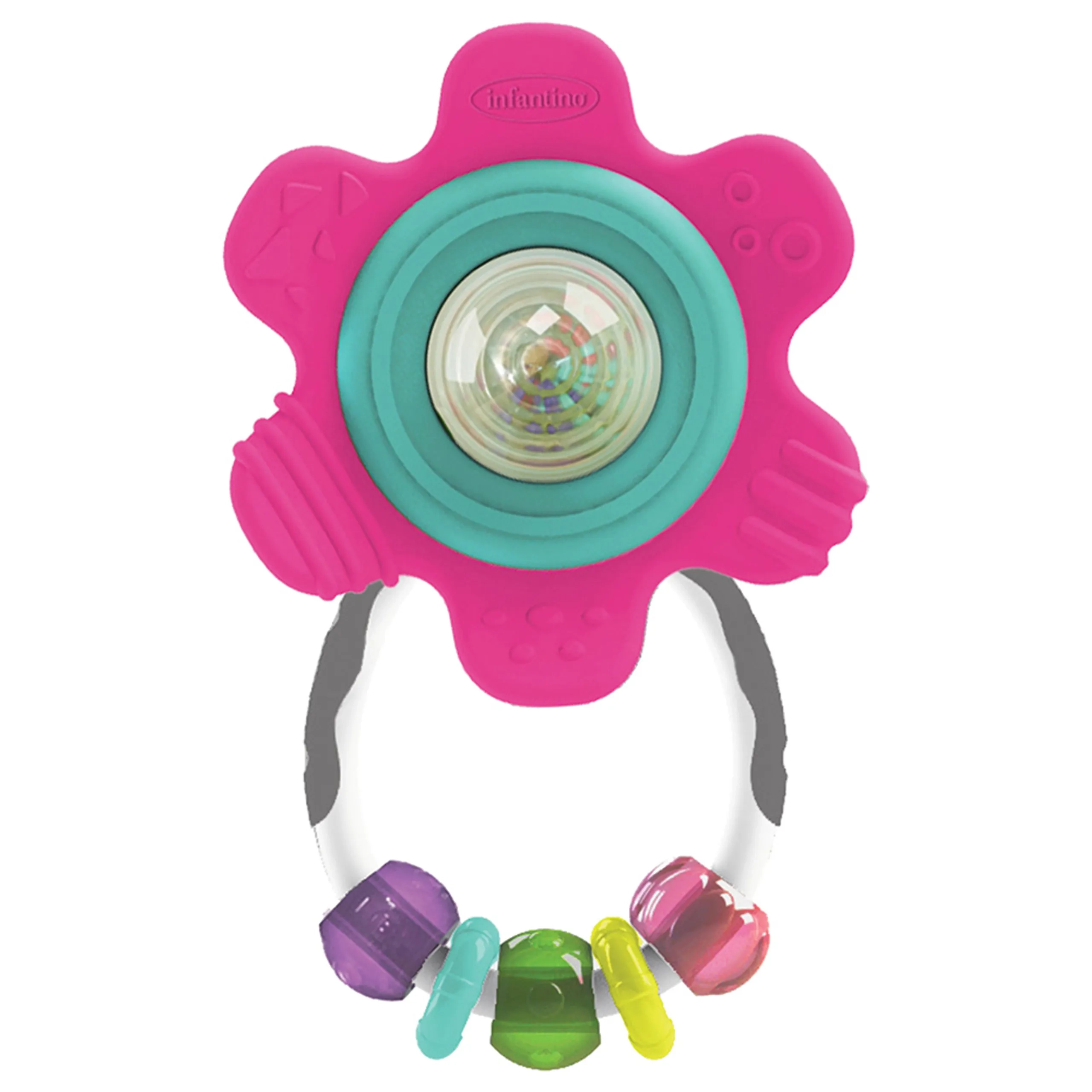Infantino Spin & Rattle Teether - BPA-free materials
