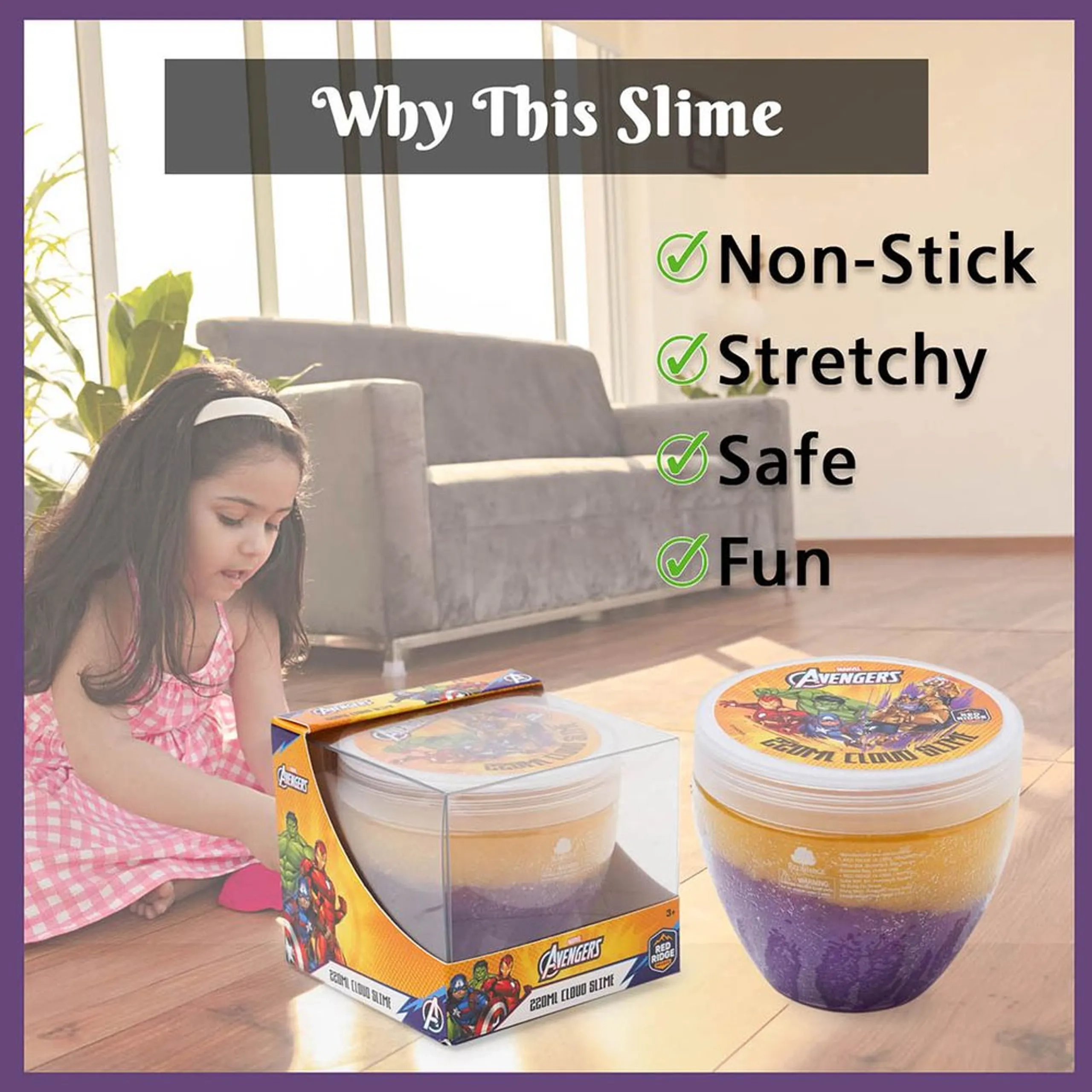 Marvel Avengers Cloud Slime - 3 years+