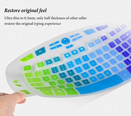 Keyboard Cover - K350 MK550 MK570 Ultra Thin Silicone Rainbow