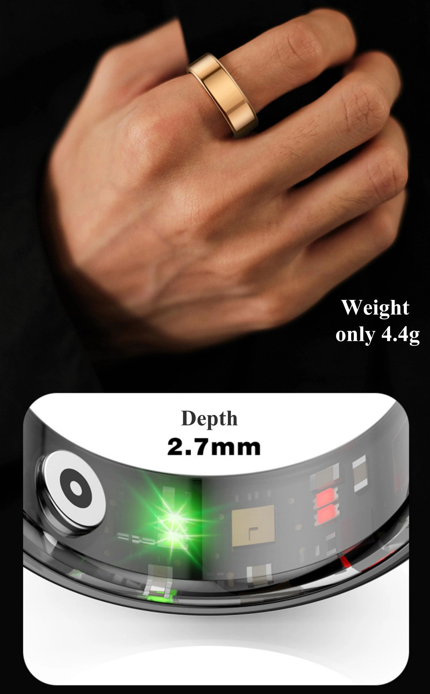 Smart Ring - Bluetooth Health Tracker
