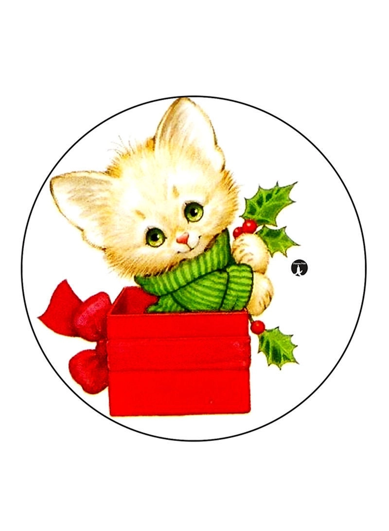 Cat Theme Printed Mouse Pad