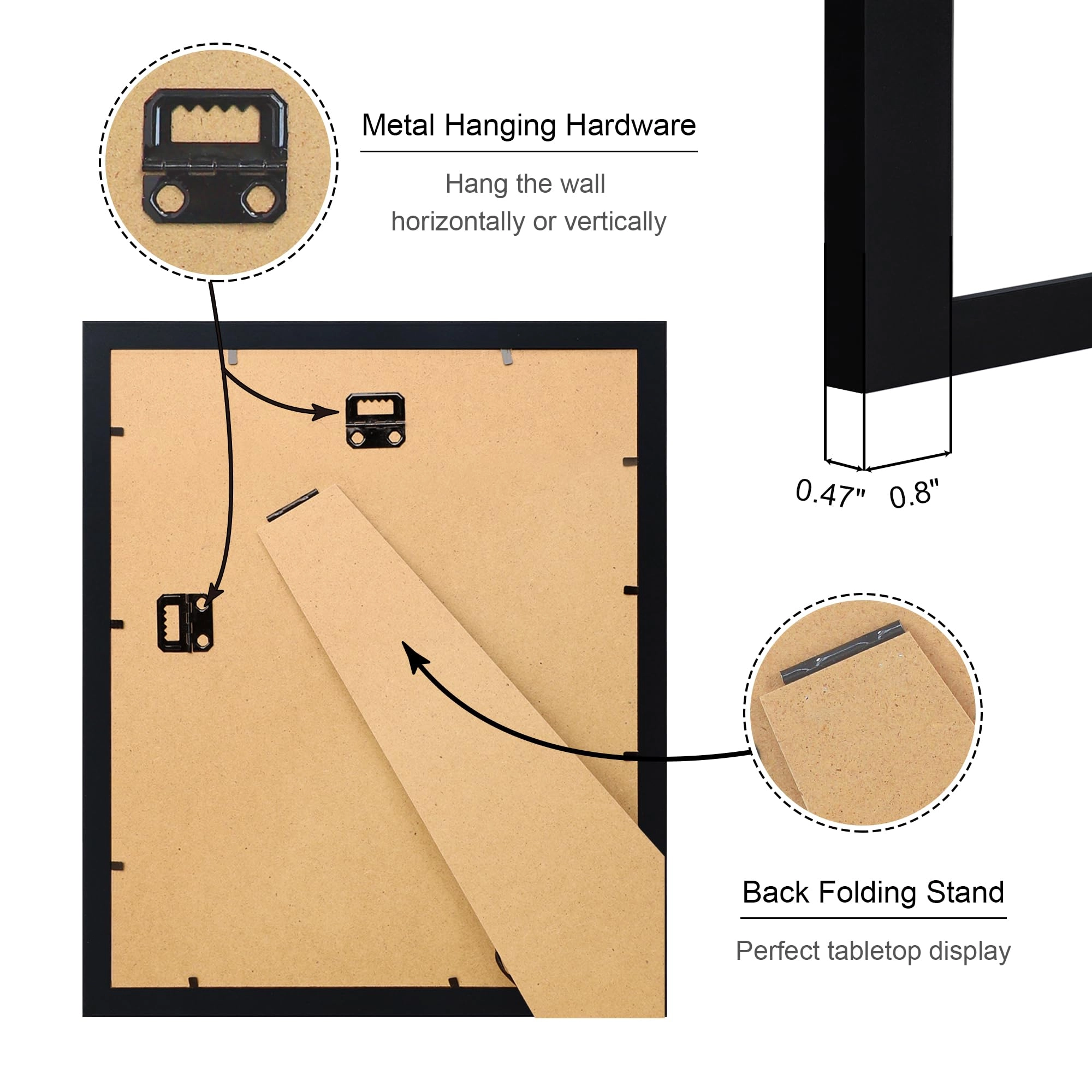 Picture Frame - 10x12-4Pack