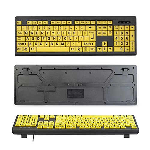 Large Print Computer Keyboard - Wired