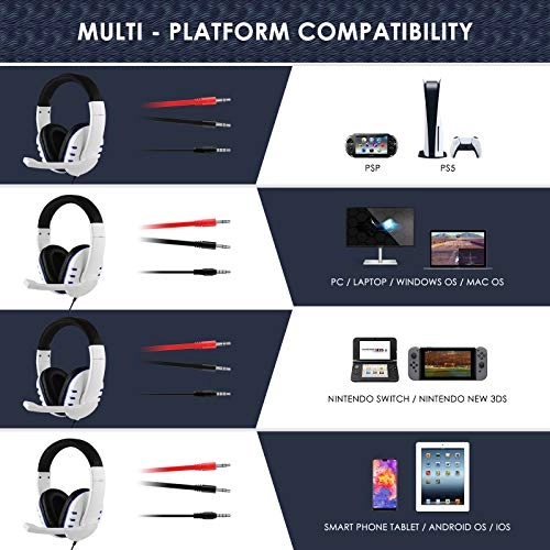 PS5 Stereo Gaming Headset - Wired Headset